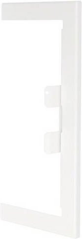 Hager Wandanschlussblende für Elektro-Sockelleisten in Weiß BRS100210W9016 - Bild 1