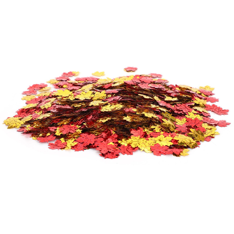 Shoemst Ahornblatt Konfetti in Mehrfarbig für Herbstparty und Thanksgiving, 100g - Bild 3