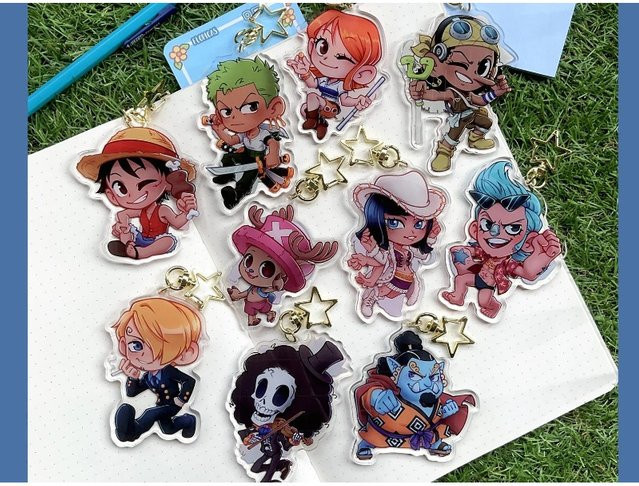 Bandai One Piece Acryl-Anhänger Strohhüte, Schlüsselanhänger - Bild 1