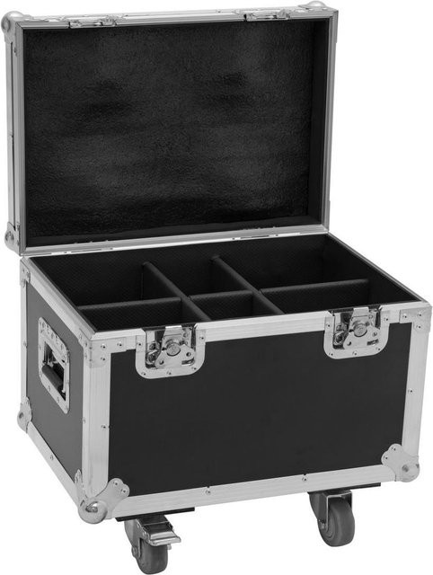 Roadinger Flightcase mit 4x LED TMH-13/17/S30/W36 in Schwarz - Bild 1