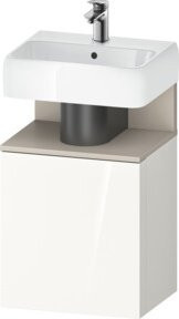 Duravit Waschtischunterschrank Qatego in Weiß Tau matt, B/T/H: 44 x 35 x 64,5 cm - Bild 1