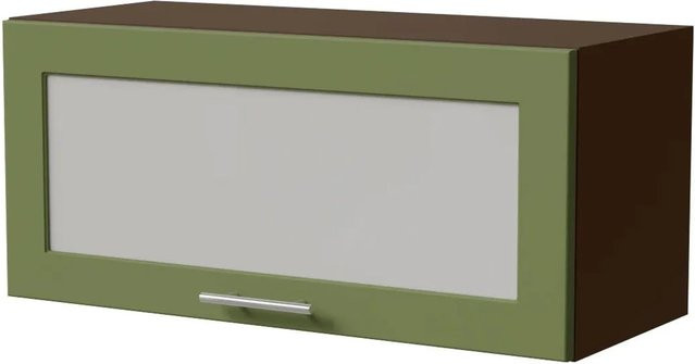 Feldmann-Wohnen Klapphängeschrank Brerra W4BS/80 WKF Lava in Farngrün Matt, B/T/H: 80 x 32,5 x 36 cm - Bild 1