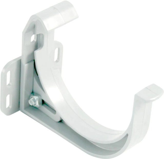 Marley Rinnenhalter RG 75 verstellbar halbrund in Weiß - Bild 1