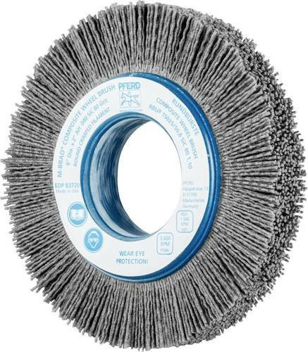 PFERD TOOLS COMPOSITE Rundbürste RBUP für Winkelschleifer, Farbe Grau, Korn 80, SiC-Filament-Durchmesser 1,10 mm, Durchmesser: 150 mm, Breite: 50,8 mm, Bohrung: 25 mm - Bild 1