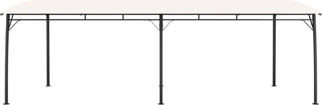 vidaXL Garten-Sonnenschutz aus Polyester und pulverbeschichtetem Stahl in CremeWeiß B: 300 cm, T: 300 cm, H: 255 cm - Bild 1