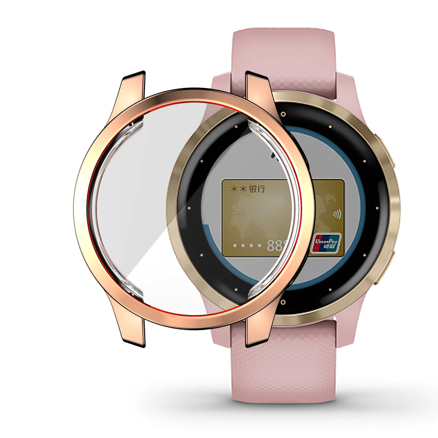 Transparentes Schutzhüllen-Set mit Displayschutzfolie für Garmin Venu 2, 2S, 2 Plus, Venu 3, 3S, Vivoactive 4 und 4S - Bild 2