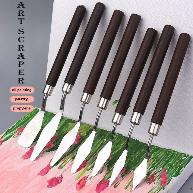 KEANG Künstlerpalette-Messer aus Edelstahl für Ölgemälde und Kunstwerke - Bild 1