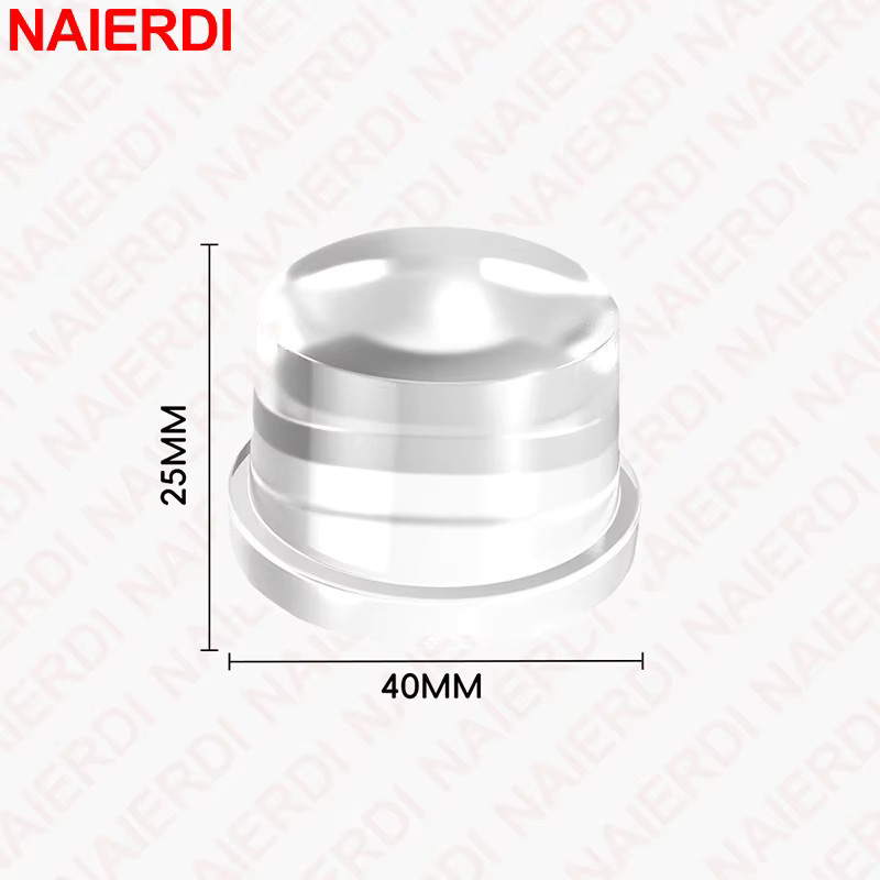 NAIERDI Wandschutz Silikon-Türstopper selbstklebend und nagelfrei in Transparent - Bild 2