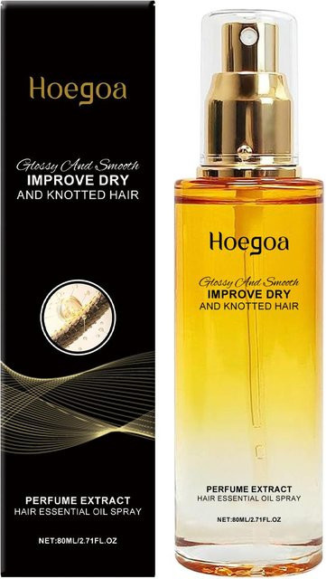 Hoegoa Haarpflege-Essenzöl, 80 ml, mit Avocadoöl, Kameliensamenöl, Jojobasamenöl - Bild 1