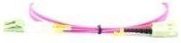 MicroConnect Glasfaser-Netzwerkkabel LC/UPC Multi-Modus zu SC/UPC Multi-Modus, OM4, 50/125 Mikrometer, violett Erika, Länge: 10,0 m - Bild 1