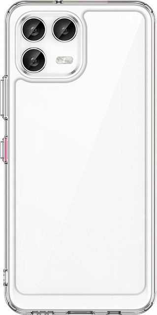 Stoßfeste TPU-Schutzhülle für T-Mobile Revvl 7 8 Pro und T Phone 2 3 Pro in Transparent und Multicolour mit Grautönen - Bild 1