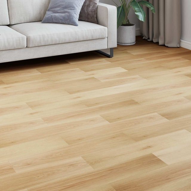 Yiwydaa Laminatboden in Holzoptik Hellbeige, 15 Stück, Breite: 101 cm, Tiefe: 20 cm, Höhe: 0,8 cm - Bild 1