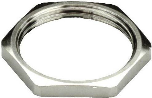 Weidmüller Sechskantmutter M10x0,75 in Silber, 10 Stück - Bild 1