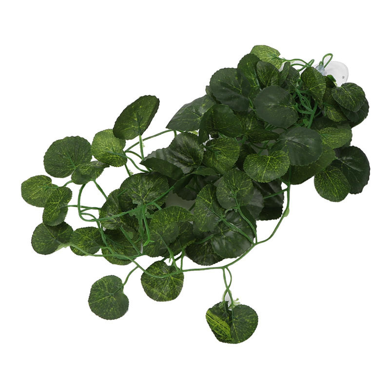 Tooarts Künstliche Rankenpflanze Grün als hängende Dekoration für Reptilien-Terrarien und Regenwald-Boxen - Bild 7