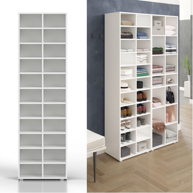 Schuhregal Schrank Paris von Vicco in Weiß - Bild 1