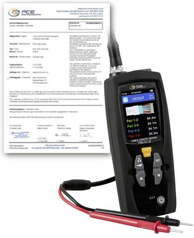 PCE Instruments Kabelmessgerät PCE-CLT 10-ICA in Schwarz, kalibriert nach ISO - Bild 1