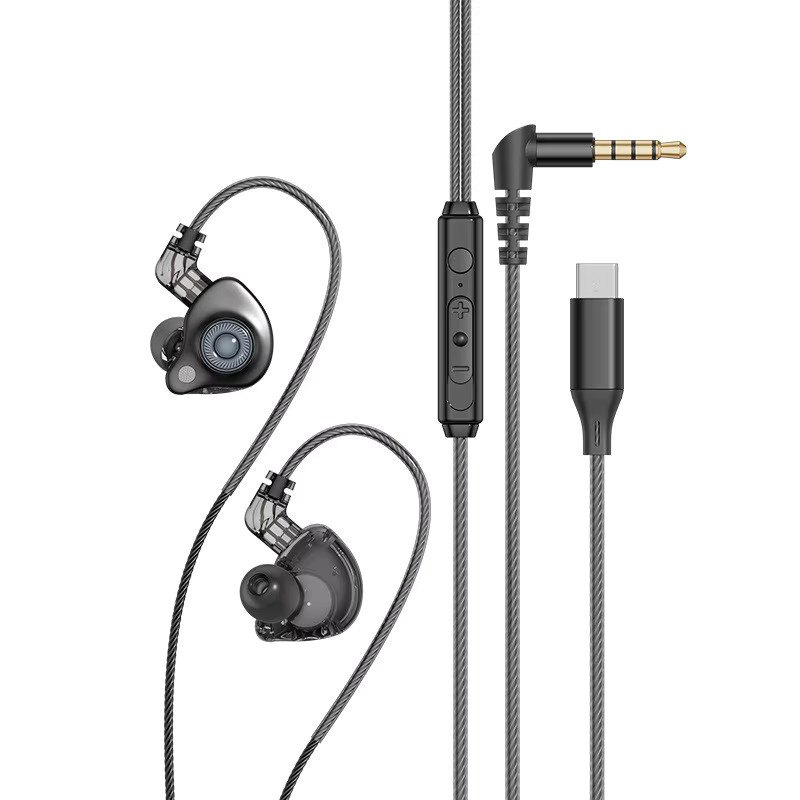 EARDECO In-Ear Kopfhörer mit 3,5mm Jack und USB-C, Weiß, mit 9D Surround Deep Bass Stereo und ENC Noise Reduction, abnehmbare Kabel - Bild 5