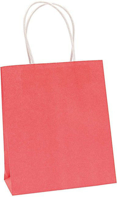 Rico Design Papiertüte aus Kraftpapier in Rot, B/T/H: 24 x 12 x 31 cm - Bild 1