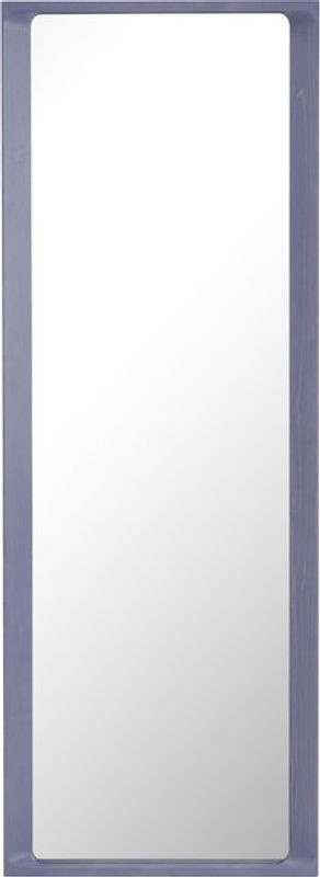 Muuto Arced Spiegel groß in Violett mit Holzrahmen, wandmontiert, modern und minimalistisch - Bild 1