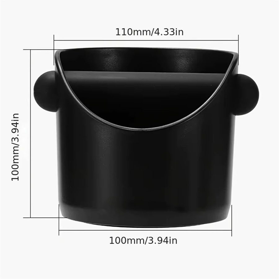Breville Kaffee Knock Box Espresso Container in Schwarz aus Kunststoff mit Anti-Slip-Funktion - Bild 5