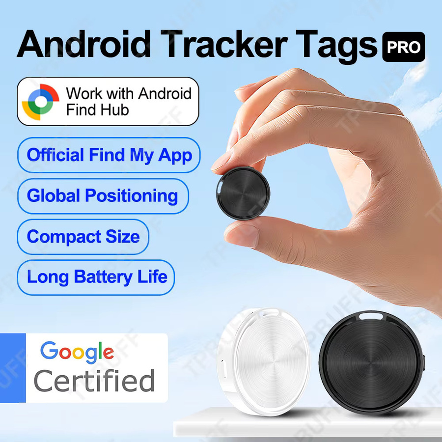 Google Find My Mini GPS Tracker für Android zur Ortung von Haustieren und Gegenständen in Schwarz - Bild 2