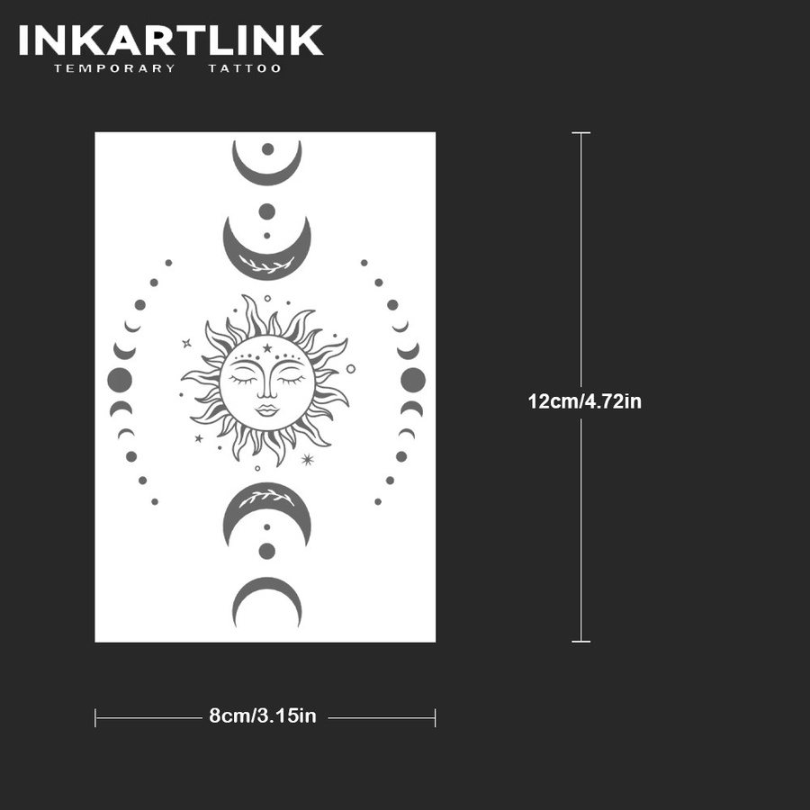 INKARTLINK Bohemian Juice Tattoo Patch, Unisex, wasserfest - Bild 3