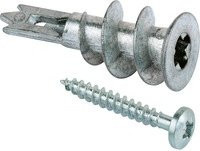 Fischer GKM 27 Gipskartondübel aus Edelstahl, Farbe: Silber, 100 Stück - Bild 2