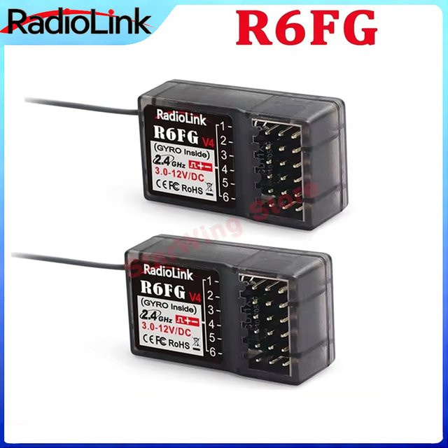 Radiolink R6FG 6-Kanal 2,4G Gyro-Empfänger, mit HV-Unterstützung - Bild 1