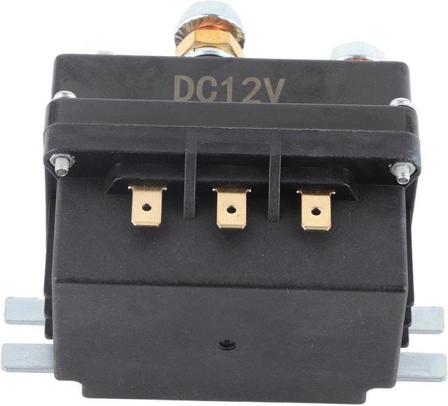 Meterk Winden-Solenoid-Relais Schütz-Steuerschalter 12V 500A in Schwarz für ATV UTV Winden 8000lb bis 12000lb - Bild 1