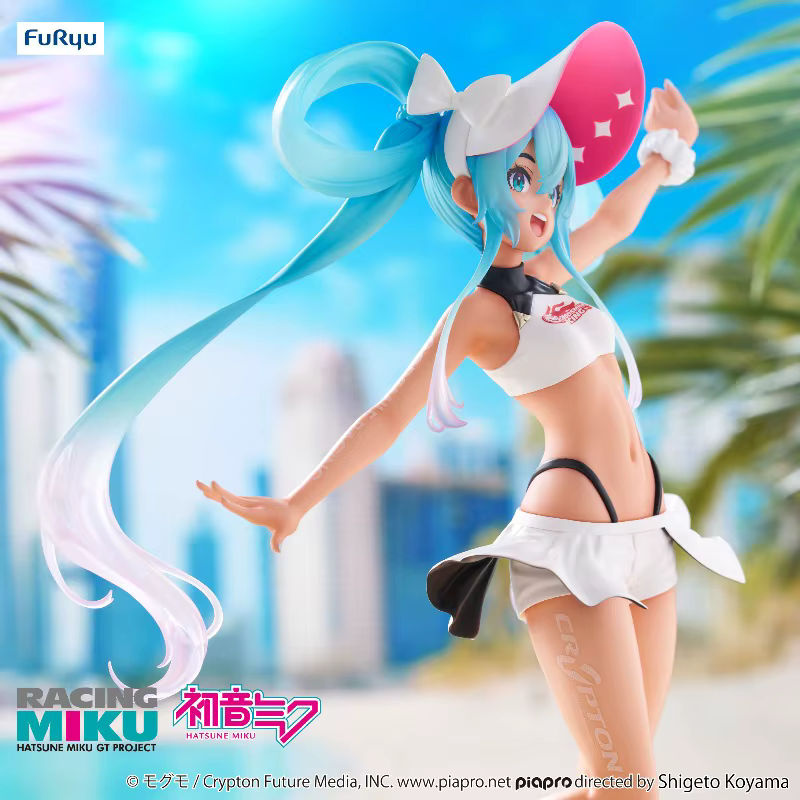 FuRyu Racing Miku 2024 Sommerurlaub Ver. Trio-Try-iT Anime Figur, mehrfarbig, Höhe: 21 cm - Bild 3