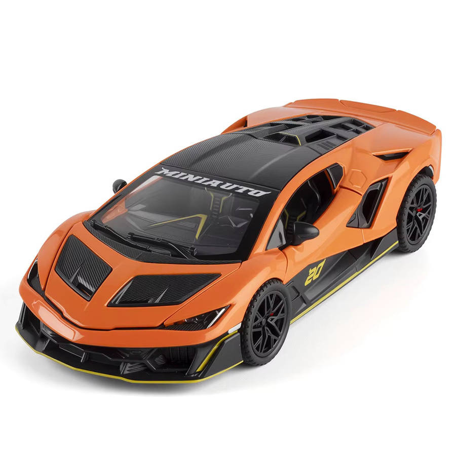 WELLY Fenomeno SuperVeloce SV Hypercar, Modellauto, 1:32, Metall, orange - Bild 3