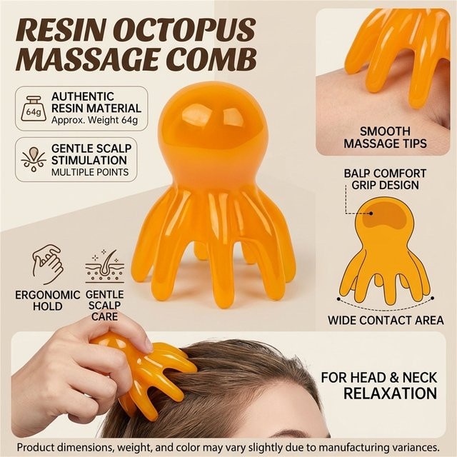 DKSHETOY Kopfhaut-Massagekamm, Unisex - Bild 1