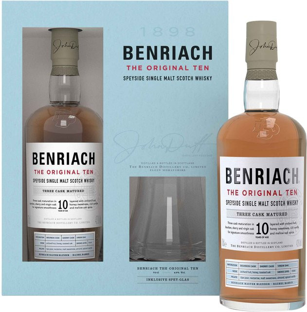 BenRiach Single Malt Scotch Whisky 10 Jahre 0,7 l - Bild 1