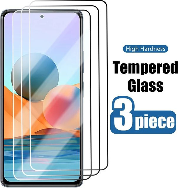 3 Stück Displayschutzfolien aus gehärtetem Glas für Xiaomi Redmi 9A A1 A2 Plus 9C NFC in Transparent - Bild 1