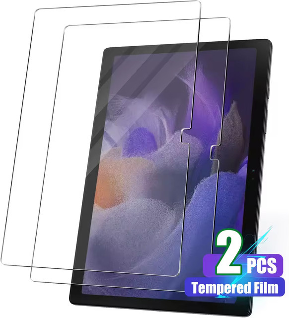 2 Stück Samsung Galaxy Tab A8 10,5 Zoll 2022 X200 X205 Displayschutzfolie aus gehärtetem Glas, transparent - Bild 1