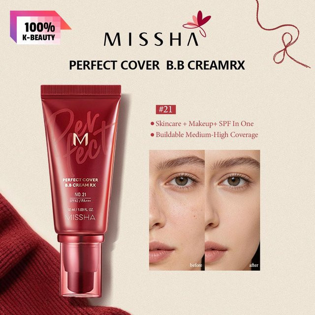 MISSHA B.B. Cream, 50 ml, 21 brown, LSF 42 - Bild 1