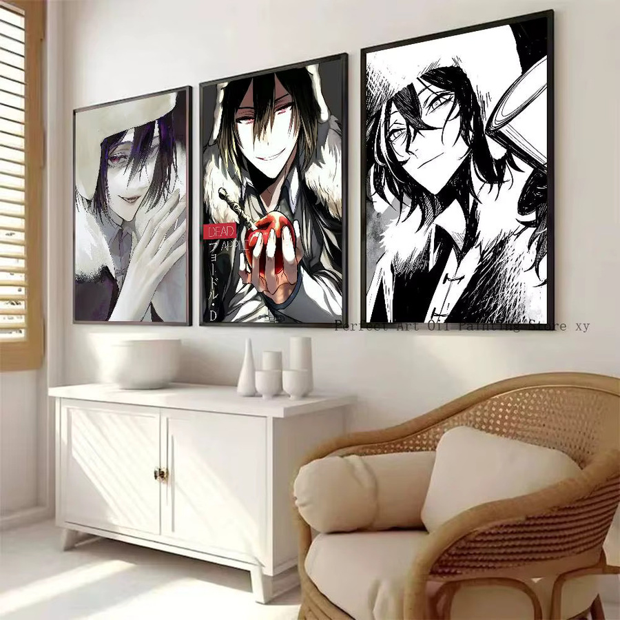 Selbstklebendes und wasserfestes Anime Poster Fyodor D aus Bungo Stray Dogs in Mehrfarbig, Rechteckig - Bild 3