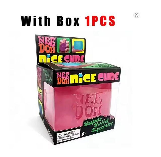NeeDOH Weiches Quetschspielzeug Schöner Würfel, Fidget-Werkzeug - Bild 1