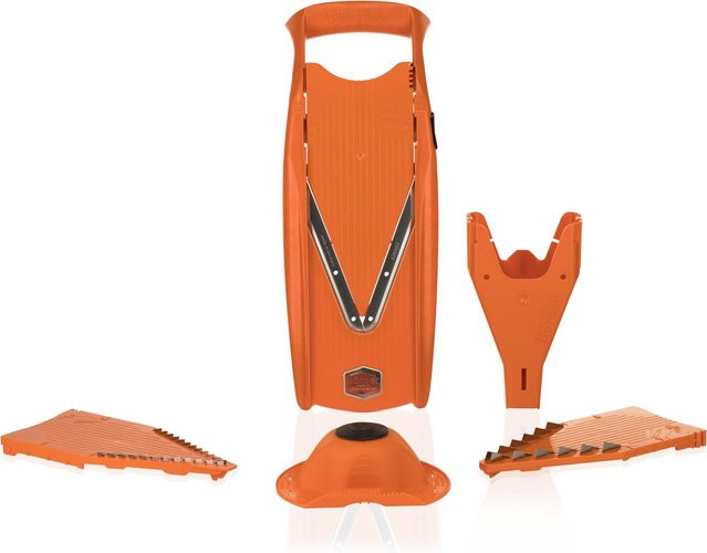 Börner Mandoline V5 Hobel Powerline Starter Set Gemüseschneider in Orange - Bild 1