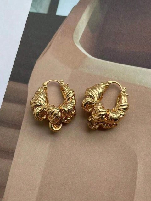 Creolen MTMA, Gold, Zinklegierung, Damen - Bild 1