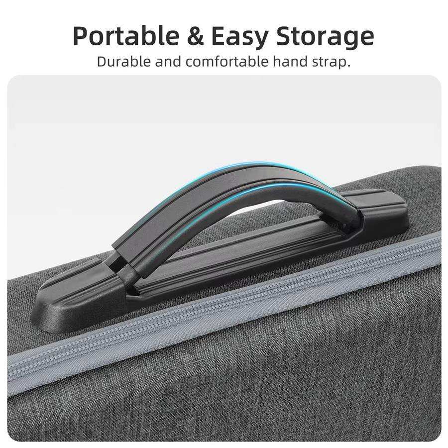 Sunnylife Tragbare Aufbewahrungstasche für DJI NEO 2 Drohne, Schultertasche und Handtasche in Grau - Bild 5
