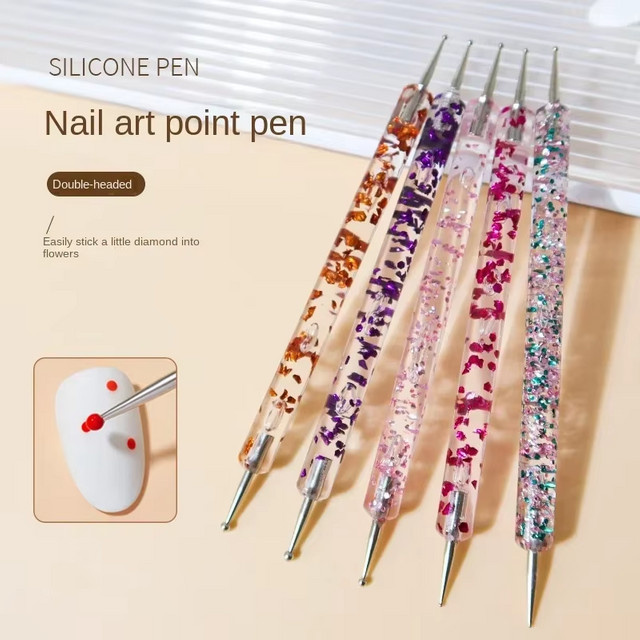 LULAA Nail-Art Dotting-Tool-Set, 5-teilig, Unisex - Bild 1