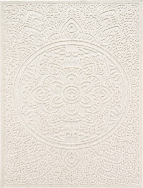 In- & Outdoor-Teppich Cotara Beige mit Hoch-Tief-Effekt, B: 200 cm, T: 290 cm - Bild 1