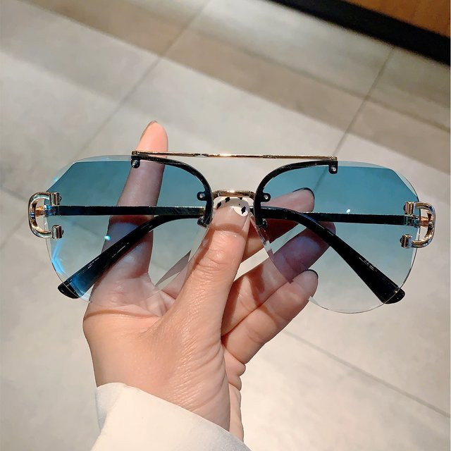 KAMMPT Sonnenbrille randlos, Aviator, Metall, Unisex - Bild 1