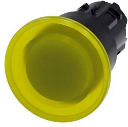Siemens Pilzdrucktaster 3SU1001-1BA30-0AA0 in Gelb mit IP66 Schutzart - Bild 1