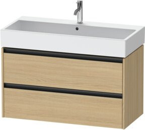 Duravit Waschtischunterschrank Ketho.2 in Ei Nat, Beige, wandhängend, B: 98,4 cm, T: 46 cm, H: 54,9 cm - Bild 1