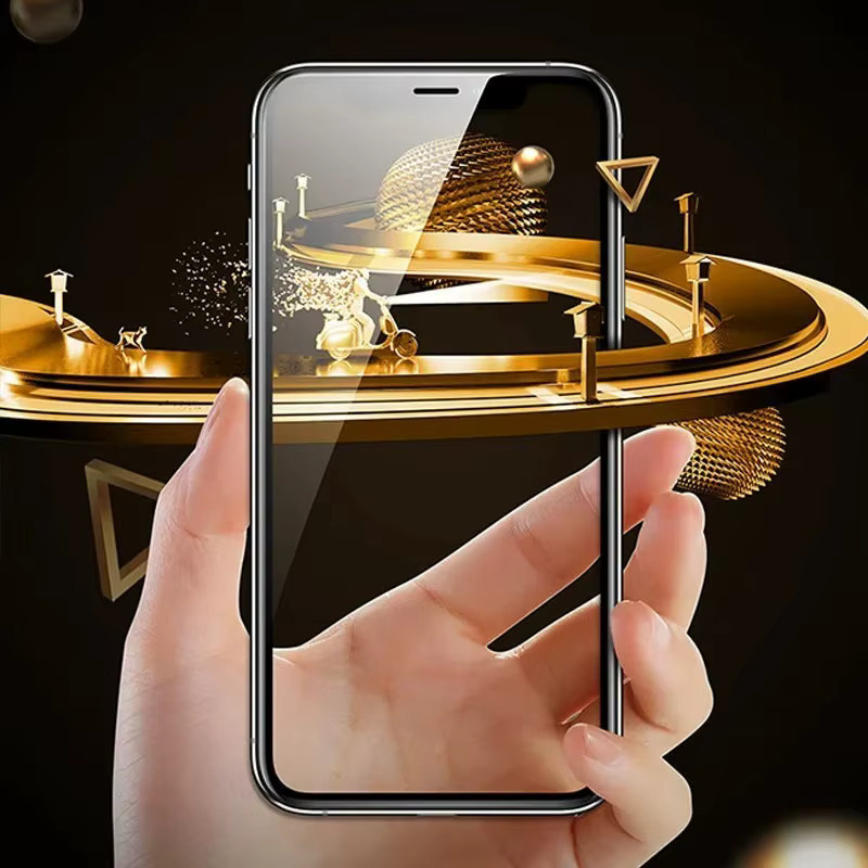 3er-Pack Displayschutzfolie aus gehärtetem Glas für Apple iPhone 11 bis iPhone 16 Pro Max, transparent - Bild 2