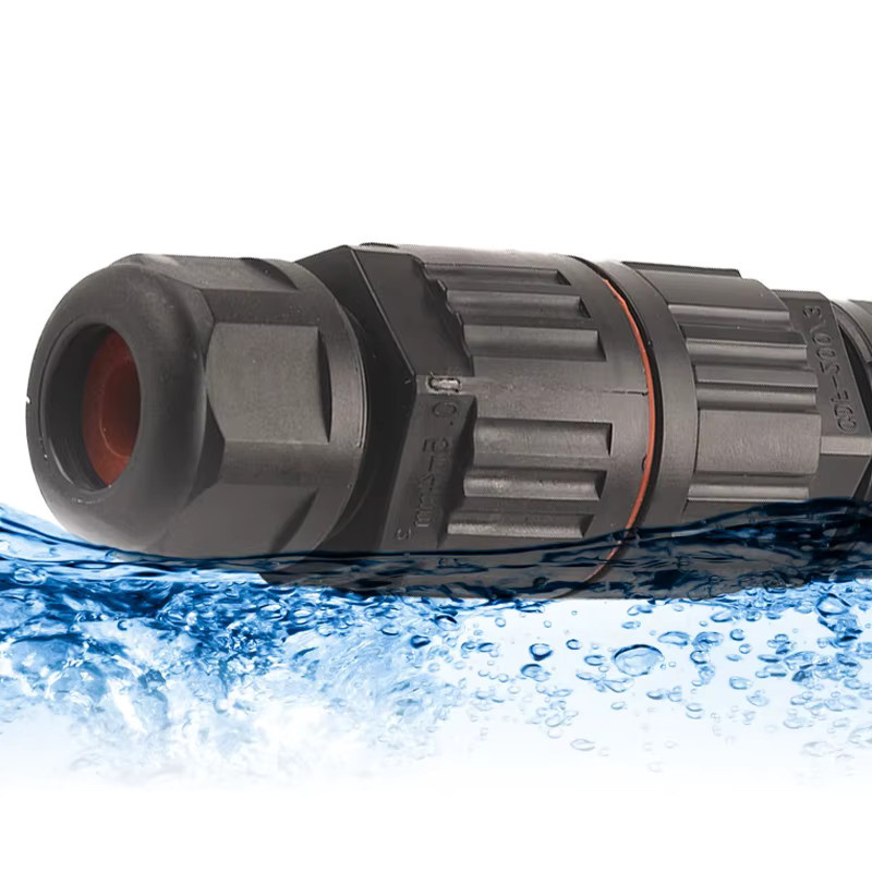 DIY GO IP68 Elektrischer wasserdichter Stecker für Outdoor-Anwendungen mit 2/3/5 Pin und Push-in Terminal Block für schnelle Kabelanschlüsse - Bild 2