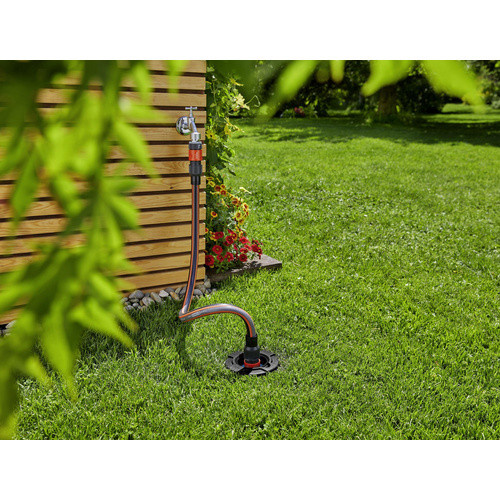 Gardena Wassersteckdose für das Pipeline-System mit 3/4 Außengewinde, Schwarz/Blau - Bild 2