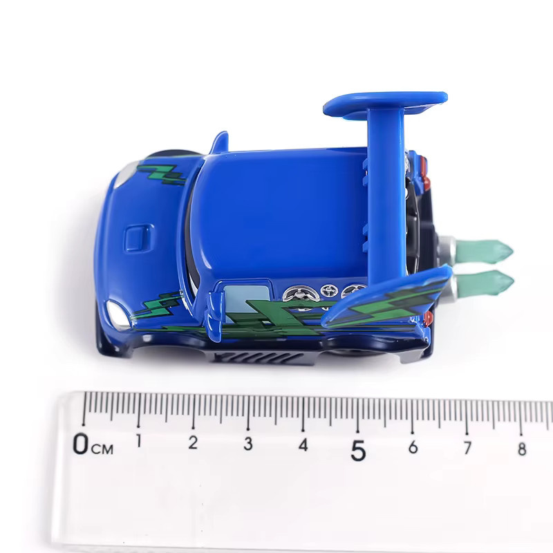 TAKARA TOMY Disney Pixar Cars Lightning McQueen Jackson Storm, Druckgussauto, 1:55, Metall - Bild 1